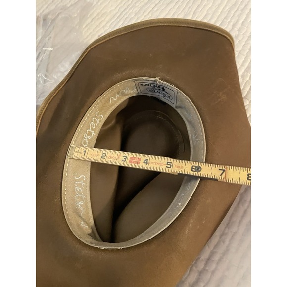 Stetson Wn's cowboy hat Small Measurements in photos Needs reshaping - Picture 10 of 16